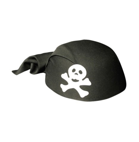 Chapeau de pirate luxe en tissu