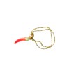 Pendentif dent de requin rouge