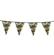 Guirlande camouflage 6 m fanions 30x20 cm
