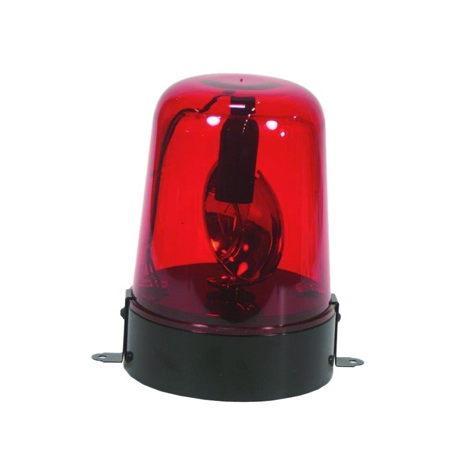 Gyrophare Disco 220 volts  Rouge