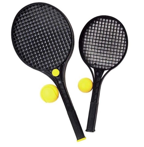 Tennis play 2 raquettes 52 cm+ 1 balle mousse - Plein air   pas cher