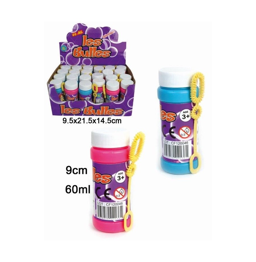 Boite de 24 flacons de bulle de savon 60ml