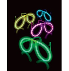Lunettes fluo couleurs assortiers