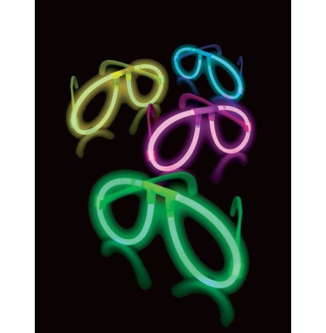 Lunettes fluo couleurs assortiers