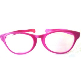 Lunettes géantes Fushia avec verres - Lunettes  pas cher