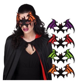 Loup chauve souris feutrine couleurs assorties - Dracula   pas cher