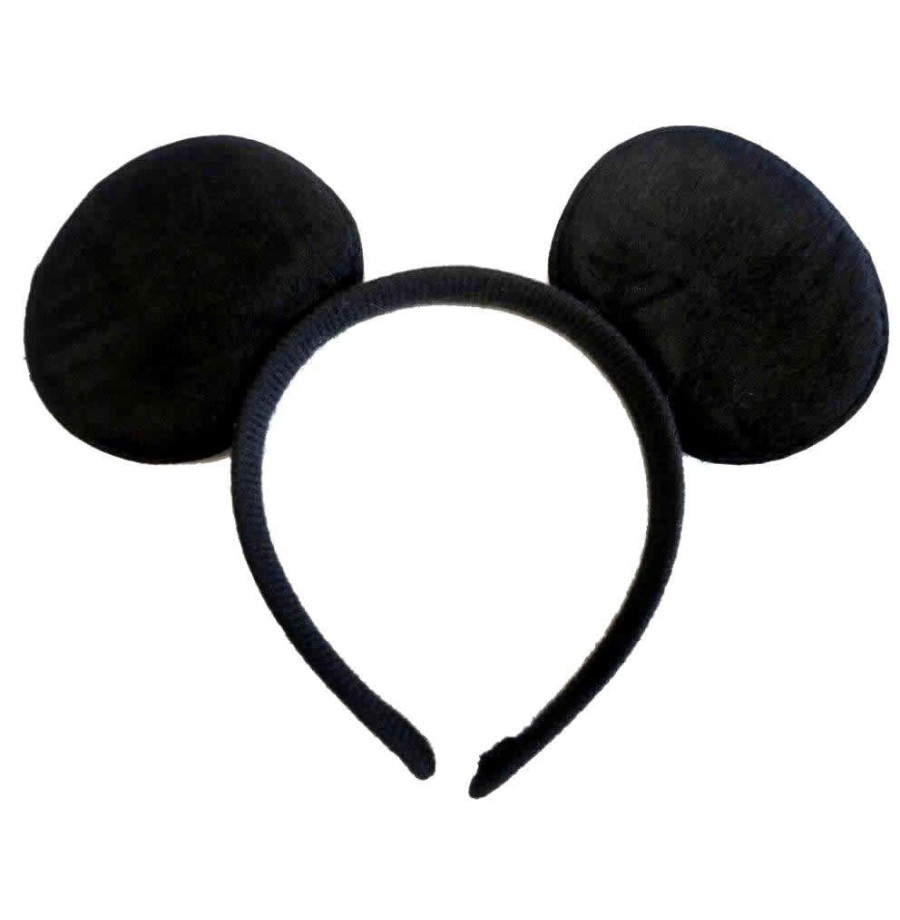 Serre tête  souris noir en velours