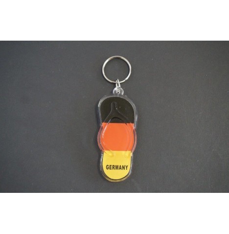 Porte-clé Tong Allemagne 7 cm - Porte-clés  pas cher