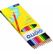 Crayons couleurs 18 cm étui de 12