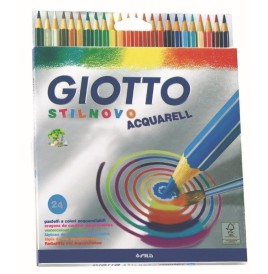 Crayons Aquarellable Stilnovo etui de 24