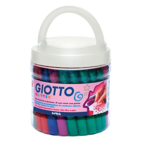 Schoolpack glitter 50 stylos 6 couleurs