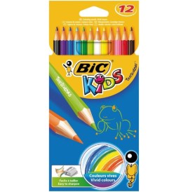 Etui 12 crayons couleur ass. tropicolor Conté