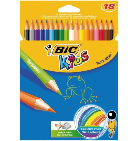 Etui 24 crayons couleur ass. tropicolor Conté