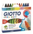 Etui 12 maxi crayon cire Giotto