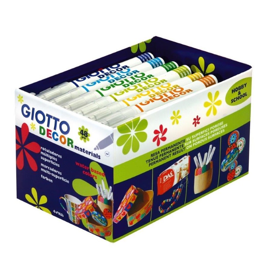 Schoolbox 48 feutre multi suppot Giotto Décor