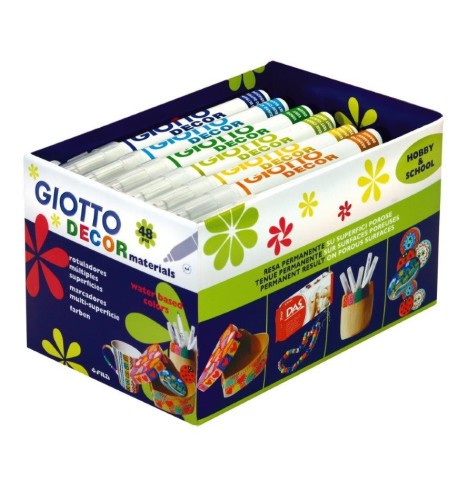 Schoolbox 48 feutre multi suppot Giotto Décor - Articles Kermesse, ...