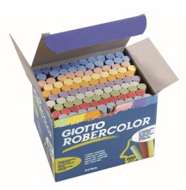 Boîte 100 craies assorties robercolor - Fournitures scolaires et bu...