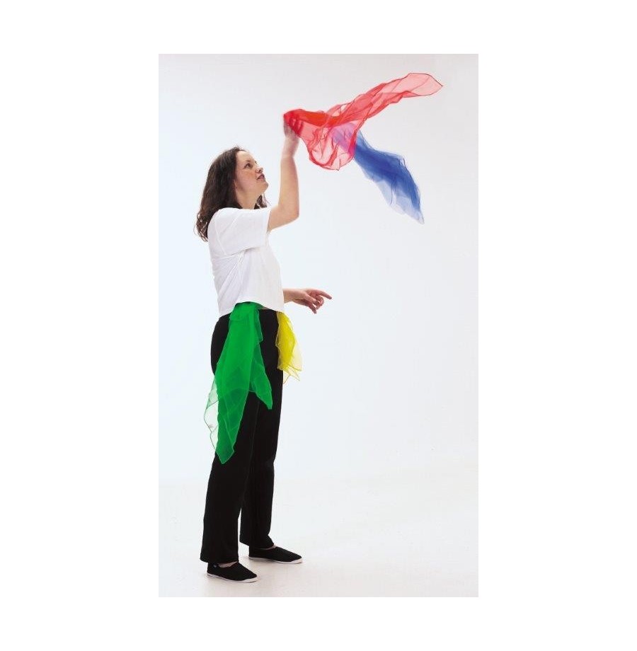 Foulard à jongler 65 x 65  l'unité Couleurs au choix