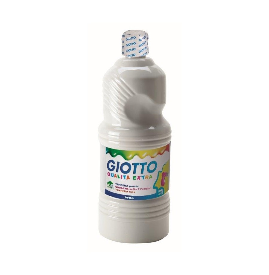 Flacon 1 l. gouache omya. blanc