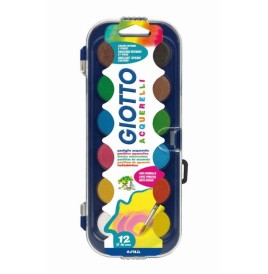 Gouache en pastilles - Bte de 12 + 1 Pinceau