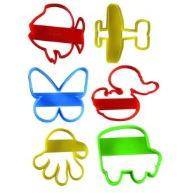 Sachet  de 6 emporte pièces grandes formes assortis