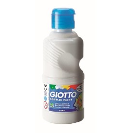 Flacon 500 ml peinture acrylique omya. blanc