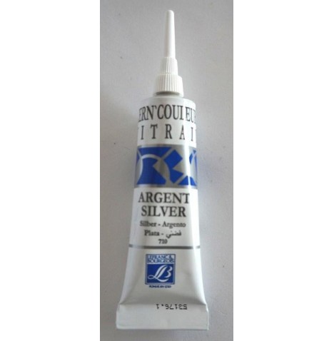 Tube cern'couleur 25ml argent - Peinture - Gouache -Acrylique   pas...