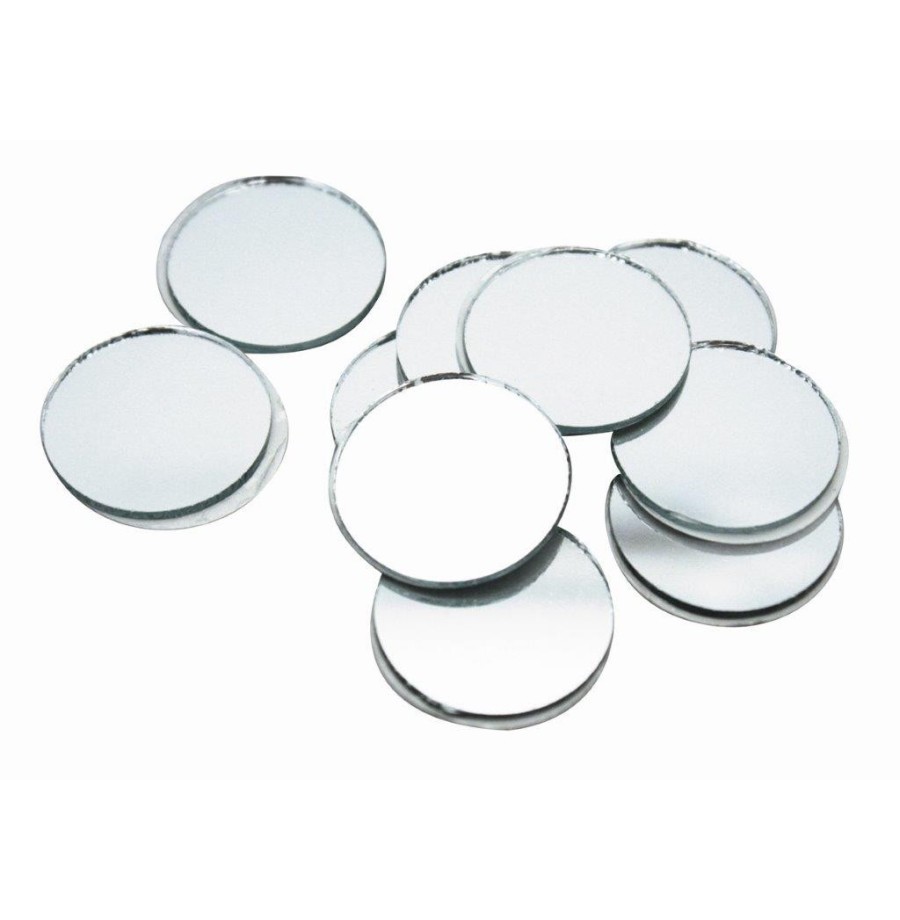 Mini miroir rond diam 25 mm Lot de 10