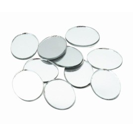 Mini miroir oval 20x25 mm Lot de 10