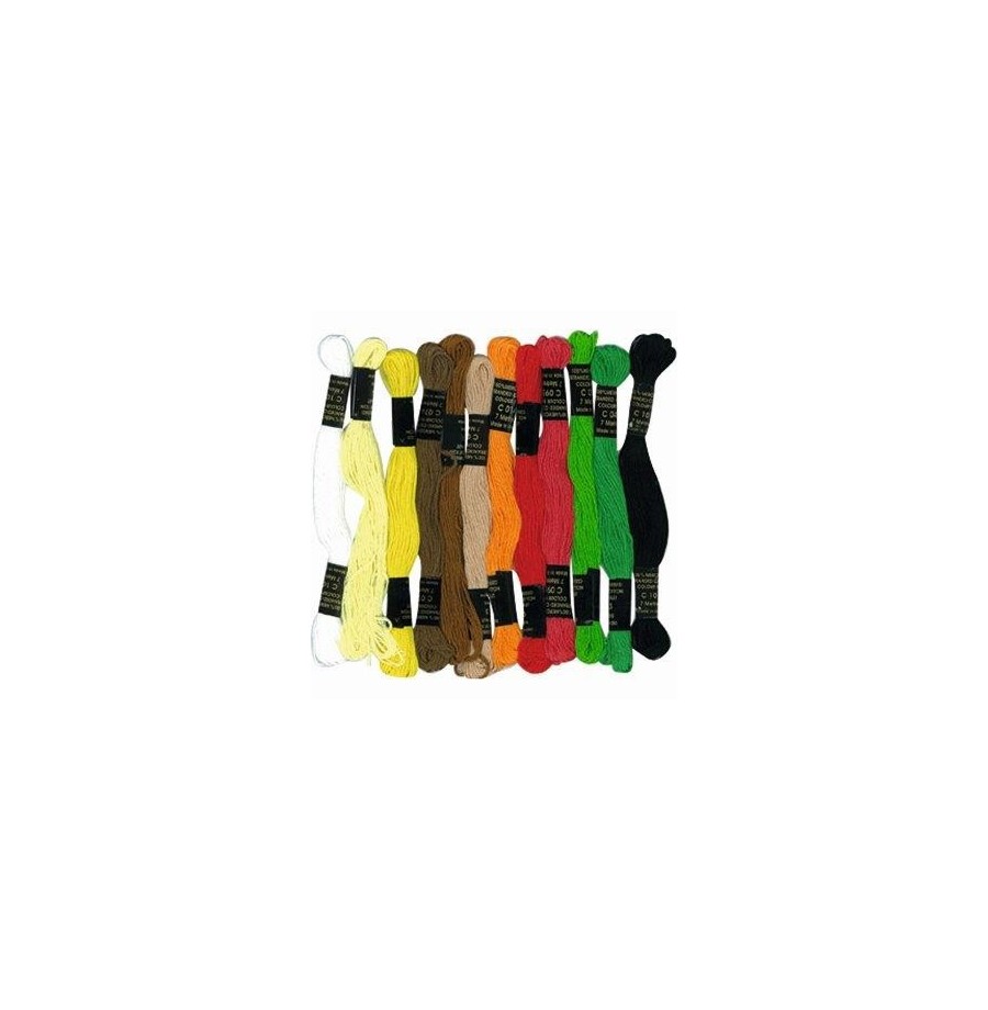 Assortiment 12 échevaux de 8 m