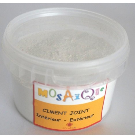 Ciment joint blanc int+ext en poudre port 250g