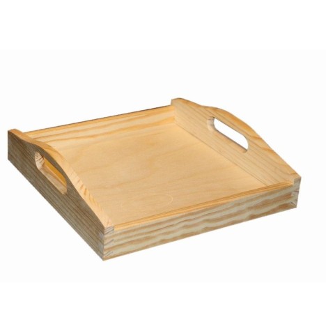 Plateau bois Carré 240 x240 x 50