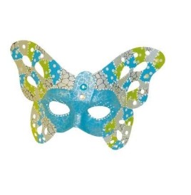 Masque papillon à décorer 23.5 x 19 .5 cm - Décopatch - Feutrine - ...