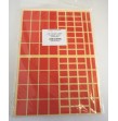 Pochette 2304 gommettes rect assorties