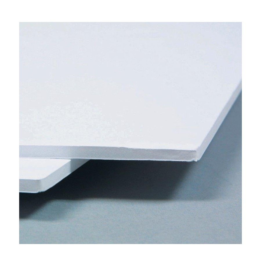 Lot  6 plaques carton mousse 50x65 -3mm