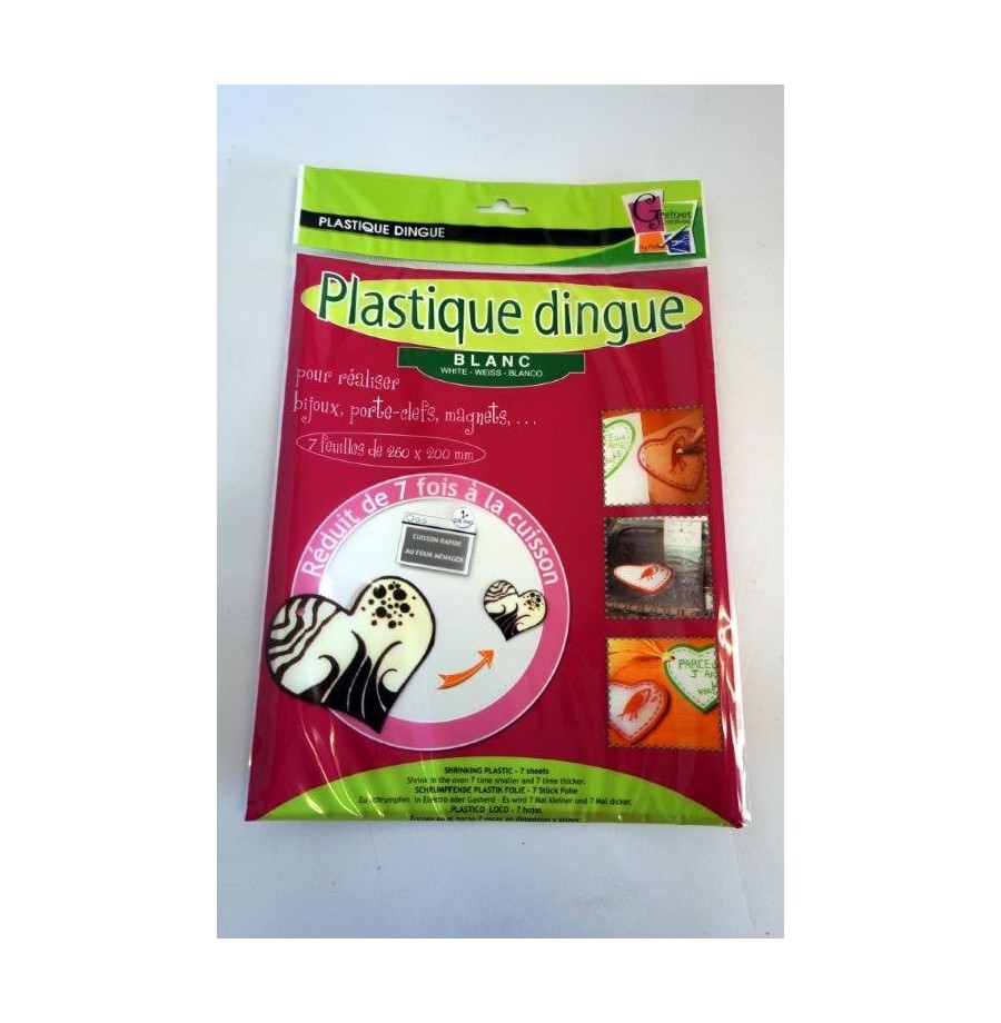 Poch. plastique dingue blanc 262*202 mm