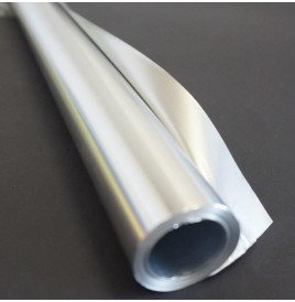 Papier métal décor Argent/Argent 0.50 x 10 m