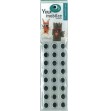 Yeux mobiles autocollants diam 15 mm Sachet 24