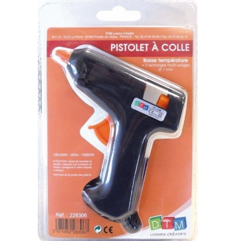 Mini pistolet à colle l'unité - Articles Kermesse, Travaux Manuels ...