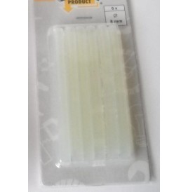 Lot  20 batons colle diam.7mm pr pistolet