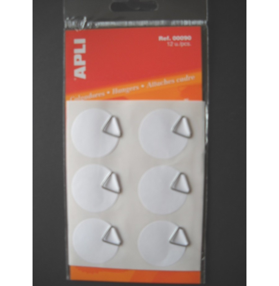 Attaches cadres  sachet de 12 adhésives