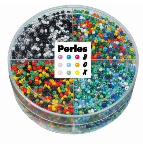 Boîte 8000 perles mélangées petits trous - Perles et accessoires - ...