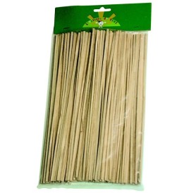 Sachet 100 tiges allumettes 4 x 4 x 280 mm - Bois - Rotin -Macramé ...