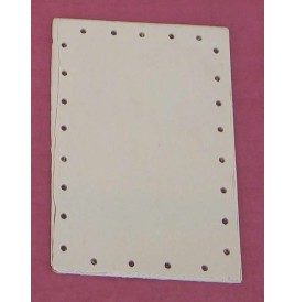 Fond contre plaqué rectangulaire 20 x 12 cm
