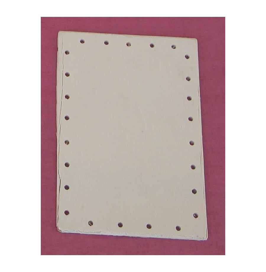 Fond contre plaqué rectangulaire 20 x 12 cm