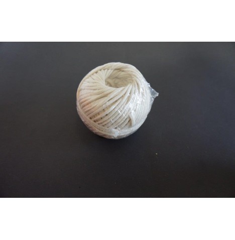 Pelote 100 g coton blanc diamètre 2 mm - Bois - Rotin -Macramé  pas...