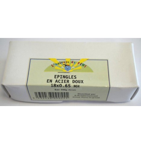 Bte 500 grs Epingles 18 mm