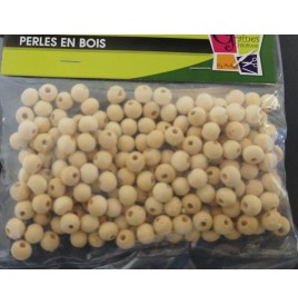 Sachet 100 perles rondes naturelles 10 mm - Perles et accessoires -...