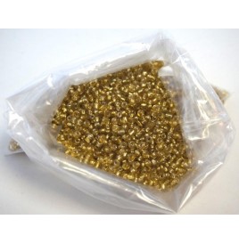 Sachet 50g perles rocailles 2mm or - Perles et accessoires - Boules...