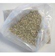 Sachet 50g perles rocailles 2mm argent